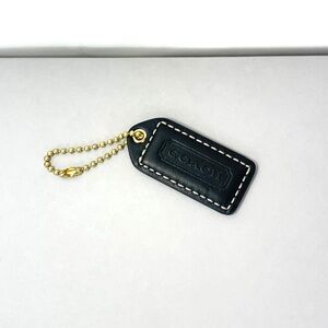 COACH Logo Handbag Hangtag in Black